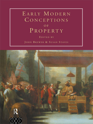 cover image of Early Modern Conceptions of Property